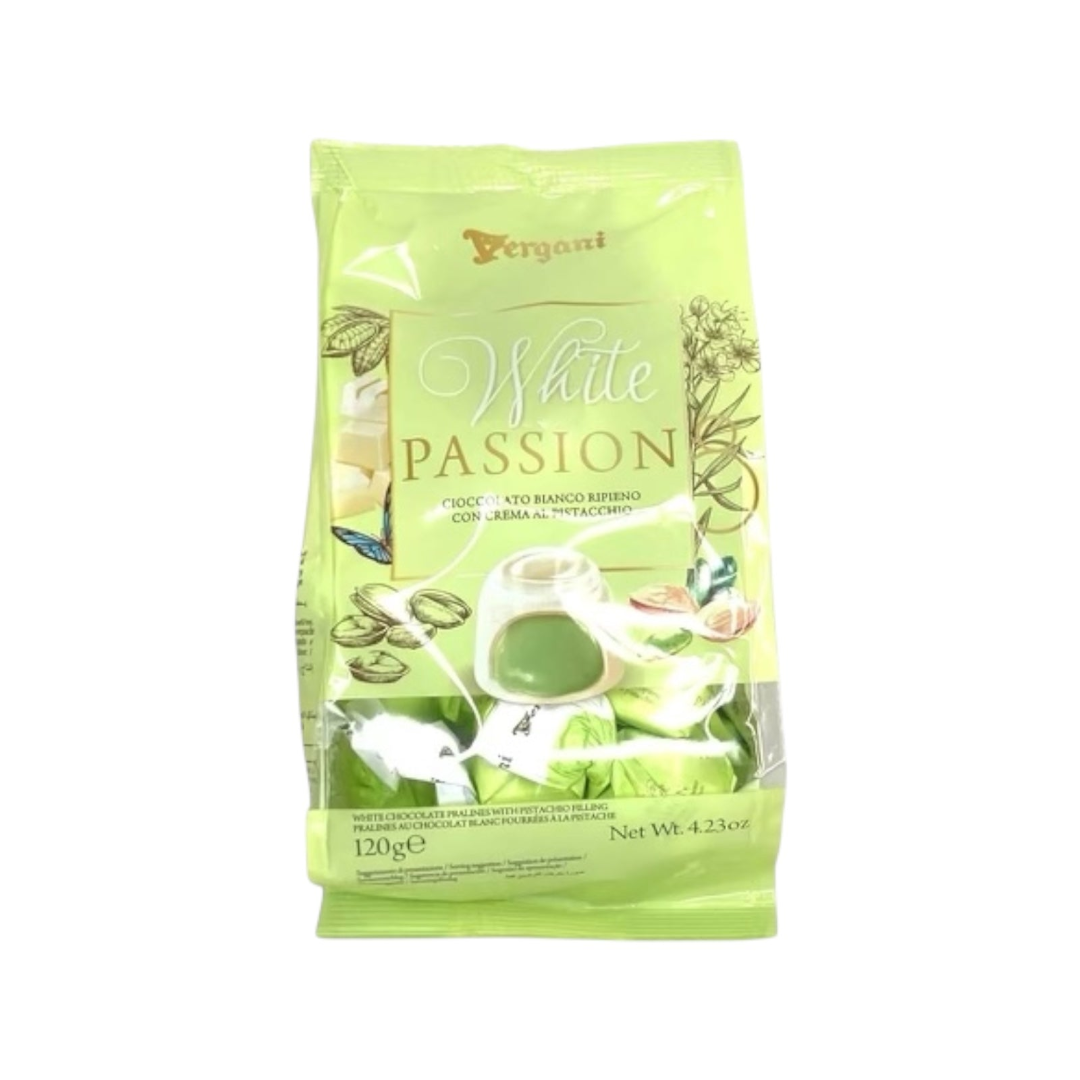 VERGANI WHITE PASSION W/CHOCO PISTACHIO 120G